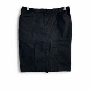 Express Black Panel Skirt Women's | Size 5-6 | Y2K 2000 Preppy | Stretch